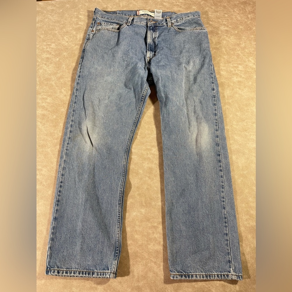 Levi’s 505 Regular Fit Light Wash Jeans 38x30